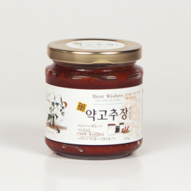 [Haenam 愛] Delicious traditional conventional chili paste, delicious and healthy vegan food_ domestic production of 200g_ people
