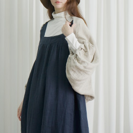 [Natural Garden] MADE N Hagu Linen Patch Cardigan_High quality material, hemprinen double paper used_ Made in KOREA