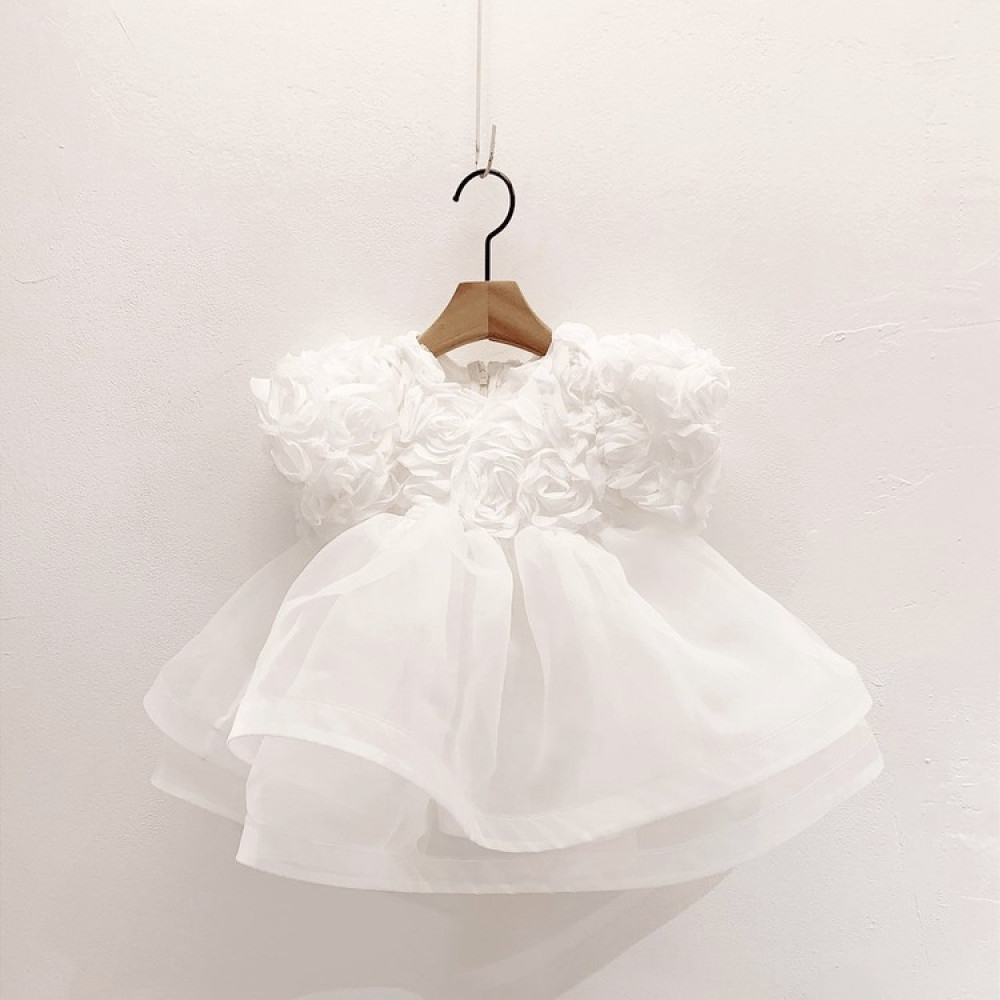 white baby dress