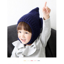 [BABYBLEE] A17121_Knit Button Bonnet for Infants, Baby, Hat, Made in KOREA