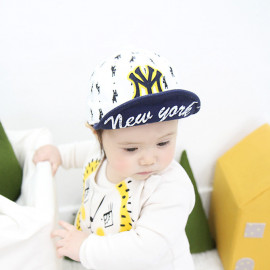[BABYBLEE] A17310 _ Baby NY Baseball Cap Infant Sun Hat, Infant Toddler Kids Baseball Cap  _ Made in KOREA