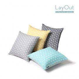 [LayOut] Geometry Pattern Cushion Cover _ Made in Korea