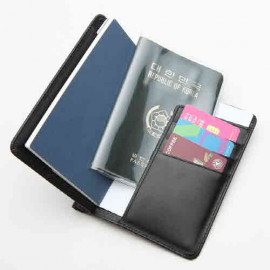 [WOOSUNG] Cowhide FG Passport Holder Cover Wallet, Travel Wallet, Pen Holder_Made In KOREA