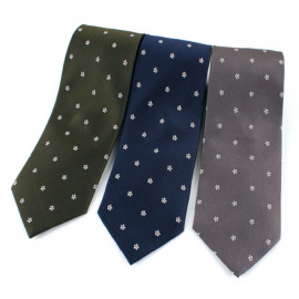 [MAESIO] KSK2618 100% Silk Floral Necktie 8cm 3Color _ Men's Ties Formal Business, Ties for Men, Prom Wedding Party, All Made in Korea