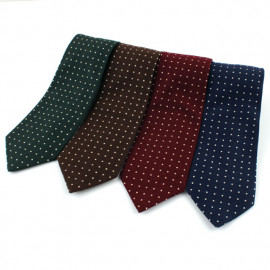 [MAESIO] KCT0001 Fashion Dot Necktie 8cm 4Color _ Men's Ties Formal Business, Ties for Men, Prom Wedding Party, All Made in Korea