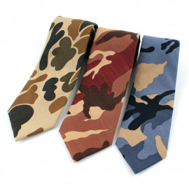 [MAESIO] KCT0004 Fashion Camouflage Necktie 8cm 3Color _ Men's Ties Formal Business, Ties for Men, Prom Wedding Party, All Made in Korea