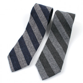 [MAESIO] KCT0106 Fashion Stripe NeckTie 8cm 2Color _ Men's Tie, Business Office Look, Wedding Party,Made in Korea,