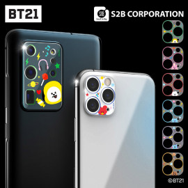 [S2B] BT21 Camera Protector _ Cell Phone Camera Lens Protector for iPhone SAMSUNG Galaxy, Easy Installation, Anti-Scratch