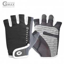 [BY_Glove] GMS10061 Gmax Brand New Outdoor Half Finger Gloves, Mesh material to absorb sweat and improve ventilation, and silicone patch prevents slipping.
