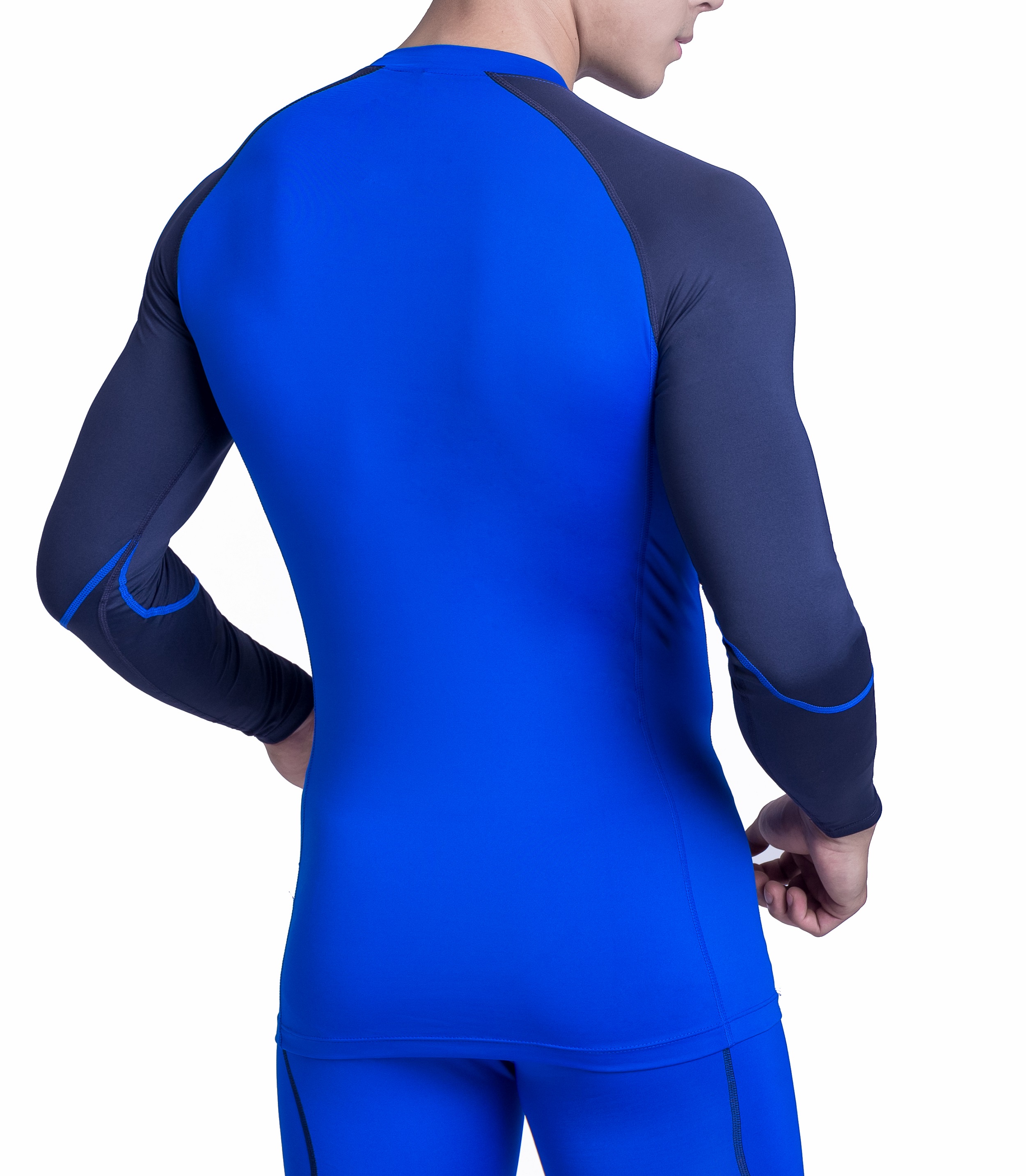 ACCIPIO]Compression Long Sleeve Shirts for Men Base Layer Top Cool