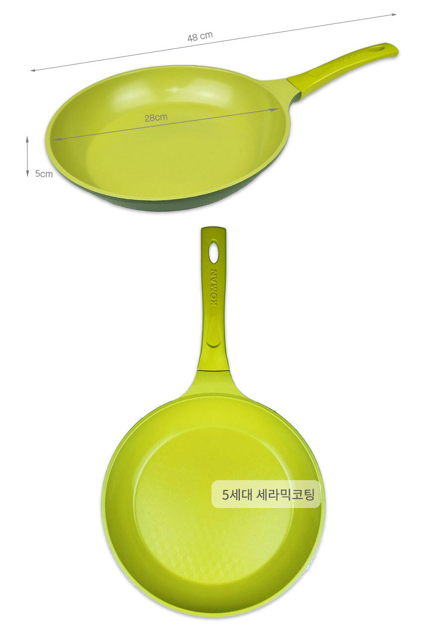 KOMAN] Shinewon IH Nonstick Induction Titanium Coated Frying Pan - 28 cm